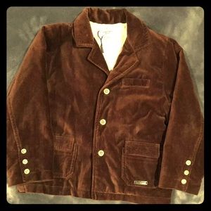 Trussardi toddler boys velvety jacket blazer Sz 3